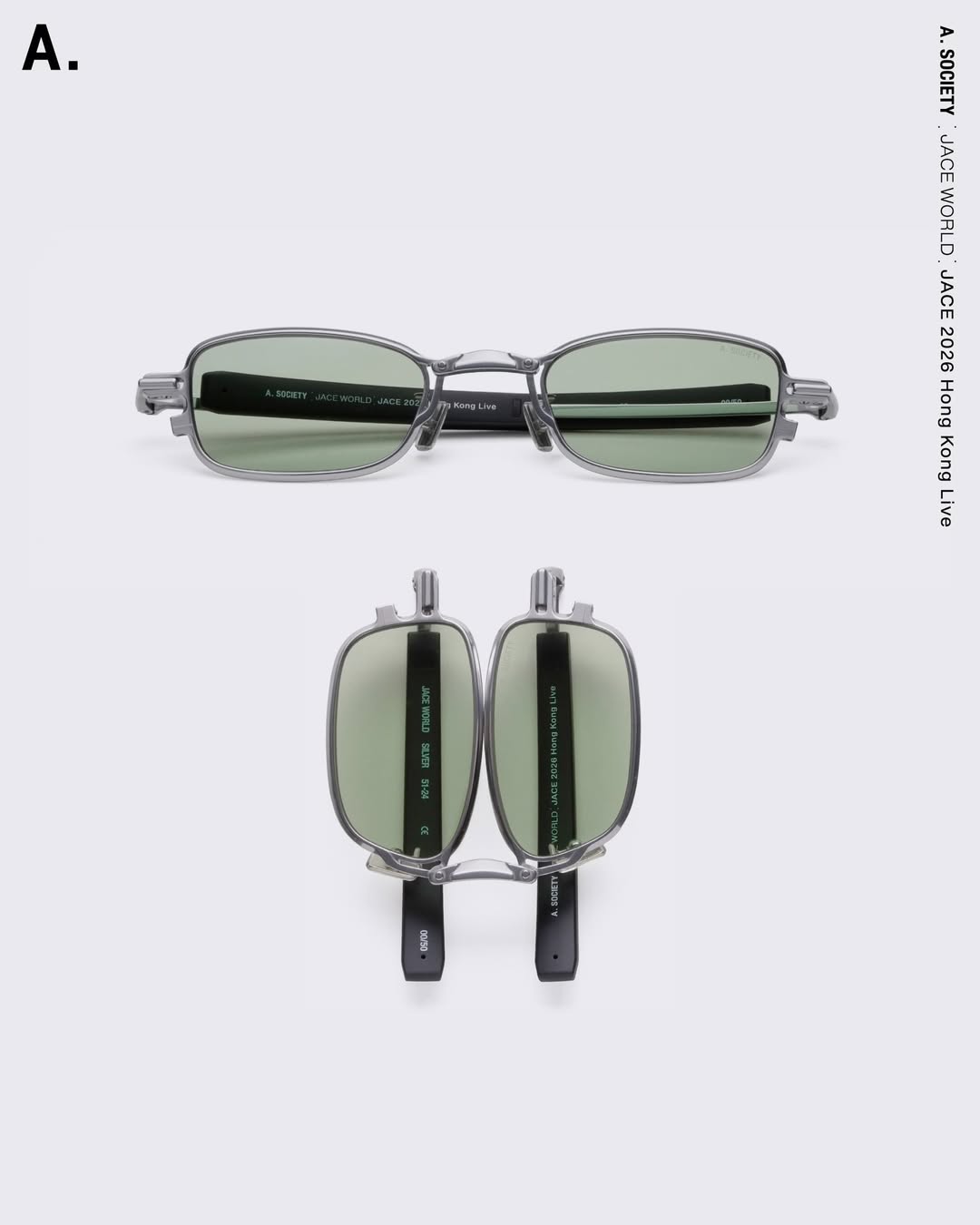 001 | JACE WORLD X A.SOCIETY | Foldable Eyewear with Carry-on Pocket