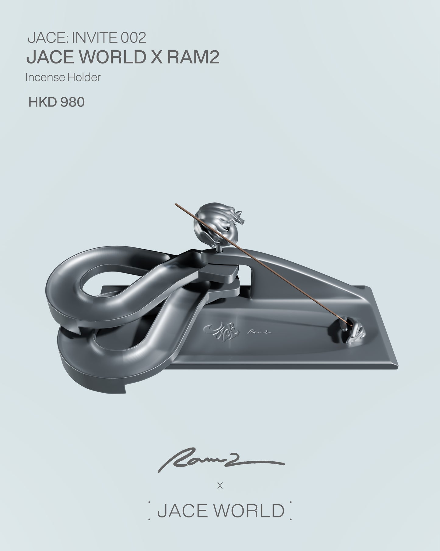 002 | JACE WORLD X RAM2 | Incense Holder